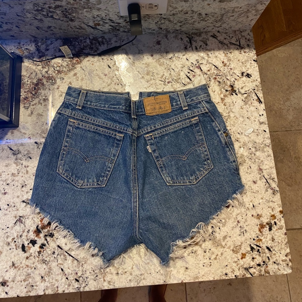 Levi’s High Waisted Cutoff Jean Shorts